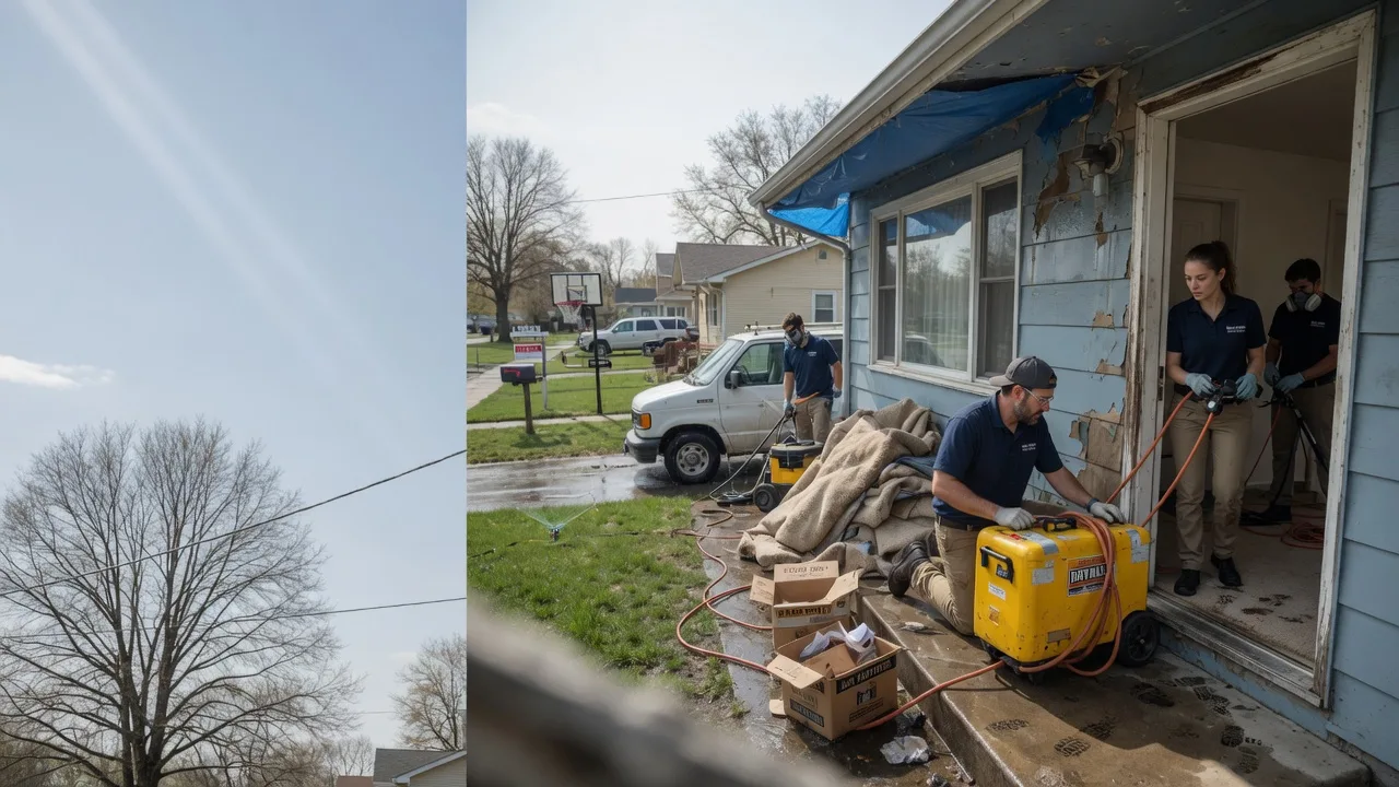 Basement Flood Cleanup in Briscoe, TX near me